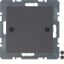 Blind plug centre plate, screw-on, B.3/B.7, ant., matt thumbnail 2