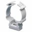 SHOCKPROOF POLYMER SADDLE COLLAR CLIP - FOR EXTERNAL CONDUITS Ø 50MM - GREY RAL 7035 thumbnail 2