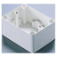 WALL-MOUNTING BOX - FOR COMPACT SELF-SUPPORTING PLATE - 1/2/3 GANG - CLOUD WHITE - SYSTEM thumbnail 1