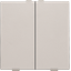 Double push button for Niko Home Control, light grey thumbnail 1