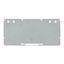 Separator plate 2 mm thick 157 mm wide gray thumbnail 1