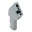 1-conductor female connector, angled CAGE CLAMP® 4 mm² gray thumbnail 3