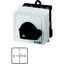 Step switches, T0, 20 A, service distribution board mounting, 2 contact unit(s), Contacts: 4, 90 °, maintained, With 0 (Off) position, 0-1-1+2-2, Desi thumbnail 1