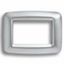 PLAYBUS YOUNG PLATE - IN METALLISEE TECHNOPOLYMER - SATIN FINISHING - 6 GANG - SOFT CHROME - PLAYBUS thumbnail 2