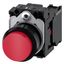 Pushbutton, 22 mm, round, plastic, red, pushbutton, raised, momentary contact type, with holder .... 3SU1100-0BB20-1CA0-Z Y13 thumbnail 2