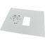 Front cover, +mounting kit, for NZM3, horizontal, 3p, HxW=200x600mm, R, grey thumbnail 6