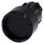 Pushbutton, 22 mm, round, plastic, black, Front ring, raised, castellated 3SU1000-0DB10-0AA0-Z Y11 thumbnail 2