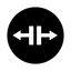 Button plate, flat black, symbol Unclamp thumbnail 3