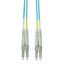 FO Patchcord Duplex LC/LC, 50/125æm OM3, LS0H-3, aqua, 1.0m thumbnail 1