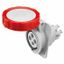 10° ANGLED FLUSH-MOUNTING SOCKET-OUTLET HP - IP66/IP67 - 3P+E 32A 380-415V 50/60HZ - RED - 6H - FAST WIRING thumbnail 2
