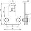 Clamping piece StSt with square hole D 11mm for Fl -30x4mm thumbnail 2