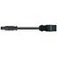 pre-assembled adapter cable Eca Socket/plug MIDI black thumbnail 2