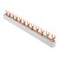 Busbar, 6 x MCB 1+N, 4-pole, 12MW, 10mmý thumbnail 4