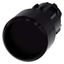 Pushbutton, 22 mm, round, plastic, black, Front ring, raised momentary contact 3SU1000-0CB10-0AA0-Z Y11 thumbnail 1