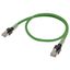 Ethernet patch cable, S/FTP, Cat.5, PUR (Green), 15 m XS6W0023F thumbnail 3