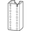 Mounting frame profile, vertical, L=1125mm thumbnail 3