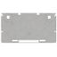 Separator plate 2 mm thick 110.3 mm wide gray thumbnail 1