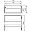 PMB 650-4 A2 Fire Protection Box 4-sided with intumescending inlays 300x523x130 thumbnail 2