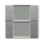 6736/01-803 CoverPlates (partly incl. Insert) Remote control grey metallic thumbnail 2