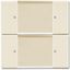 6736-82 CoverPlates (partly incl. Insert) Remote control ivory white thumbnail 1