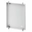 HINGED ENCLOSURE DOOR IN METAL FOR BOARDS 405X500 - GREY RAL 7035 thumbnail 2