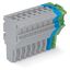 1-conductor female connector Push-in CAGE CLAMP® 4 mm² gray/blue/green thumbnail 1