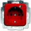 2310EUGL/VA-217-12 CoverPlates (partly incl. Insert) Socket outlets red RAL 3020 thumbnail 1