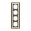 1725-846 Cover Frame Busch-dynasty® antique brass decor ivory white thumbnail 2