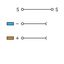 3-conductor sensor terminal block with colored conductor entries 2.5 m thumbnail 3