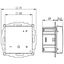 Smart Home capable flush-mounted thermostat as a room controller, RAL 9016 glossy 55x55, AC 230V, Triac, 5 actuators of 3 watts each can be switched thumbnail 2