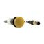 Indicator light, Flat, Cable (black) with M12A plug, 4 pole, 1 m, Lens yellow, LED white, 24 V AC/DC thumbnail 14