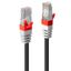 20m Cat.6A S/FTP LSZH Network Cable, Black (Fluke Tested) RJ45, M/M, 500MHz, Copper, 26AWG thumbnail 1