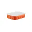 Flush mounted junction box M6x60FP MULTIWALL orange thumbnail 2