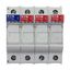 Fuse-holder, LV, 30 A, AC 600 V, 10 x 38 mm, 3P+N, UL, IEC, DIN rail mount thumbnail 16