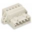 1-conductor male connector CAGE CLAMP® 2.5 mm² light gray thumbnail 4