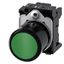 Pushbutton, compact, with extended stroke (12 mm), 22 mm, round, plastic, green, pushbutton, flat, momentary contact .... 3SU1200-0EB40-0AA0-Z Y10 thumbnail 2