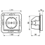 Schuko socket with LED pilot light A1520-OANMLNW thumbnail 4