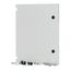 Section wide door, closed, HxW=550x425mm, IP55, grey thumbnail 2