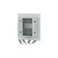 Front plate, NZM4, 3p, fixed, W=600mm, IP55, grey thumbnail 2