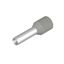 Wire end ferrule, Standard, 2.5 mm², Stripping length: 12 mm, grey thumbnail 3