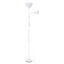 Lisa Floor Lamp 1xE27 with Reading Light 1xE14 White thumbnail 1