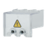 Terminal shroud 3P 25-40A top or bottom rail/door mounting thumbnail 2