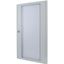 Sheet steel door transparent with rotary door handle HxW=1000x600mm thumbnail 4