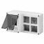 PROTECTED ENCLOSURE FOR COMBINED INSTALLATION OF MODULAR DEVICES DIN AND SYSTEM - 4 DIN MODULES - 8 SYSTEM MODULES - MODULE 2X4 - IP40 - GREY RAL 7035 thumbnail 2