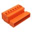 1-conductor male connector CAGE CLAMP® 2.5 mm² orange thumbnail 1