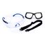 3M™ Solus™ 1000 Safety Glasses, Blue/Black Frame, Scotchgard™ Anti-Fog thumbnail 8