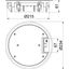 GESR4 U 1019 Service outlet for universal mounting ¨234x61 thumbnail 2