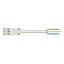 pre-assembled connecting cable Eca Plug/open-ended white thumbnail 4