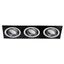 Helium Triple Recessed Light Black thumbnail 2