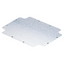 BACK-MOUNTING PLATE WITH SELF-TAPPING FIXING SCREWS - FOR BOXES 240X190 - IN GALVANISED STEEL thumbnail 1